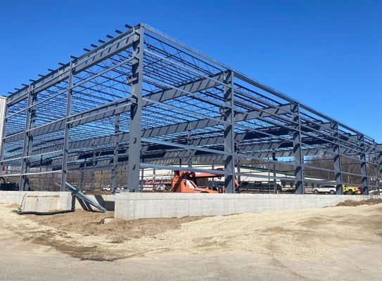 Construção de estruturas modernas de aço Construção de armazéns industriais de aço galvanizado