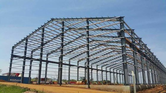 Construção de estruturas modernas de aço Construção de armazéns industriais de aço galvanizado