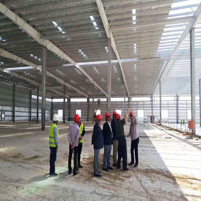 Prefabricados baratos Oficina Estrutura de aço pré-fabricada Hangar Armazém Armazém Edifício de metal
