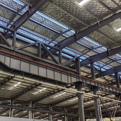 Q355 Estrutura de aço leve Armazém Edifício prefabricado soldado