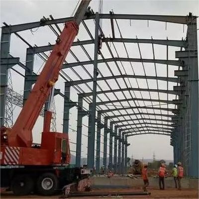 SGS Estrutura de aço Edifício Q355 Estrutura de aço metálico laminada a quente