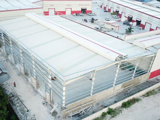 Prefabricados baratos Oficina Estrutura de aço pré-fabricada Hangar Armazém Armazém Edifício de metal