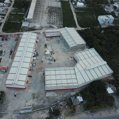 Estrutura de aço leve pré-fabricada Edifício de armazém