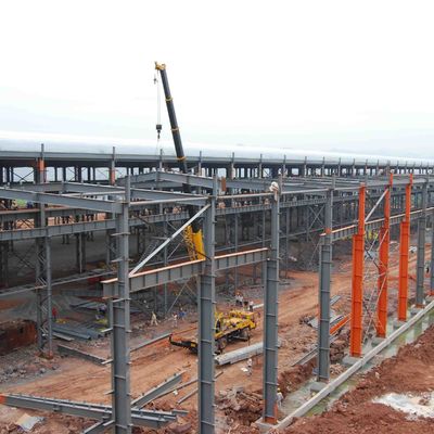 Estrutura de aço leve pré-fabricada Edifício de armazém