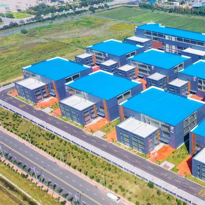 Edifício comercial de armazém pré-fabricado Estrutura de aço galvanizado