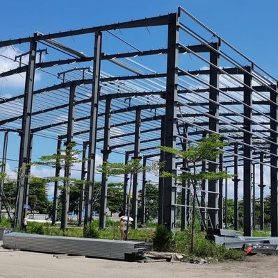 Pintura anti-ferrugem Oficinas metálicas Edifícios Armazéns metálicos pré-fabricados ODM