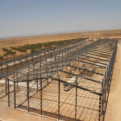 Hi-Q Solid Prefabricated Steel Frame Workshop Aço inoxidável