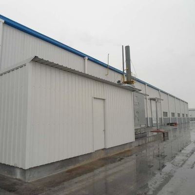 Armazém de vigas de aço pintadas Edifícios pré-fabricados de armazém de aço Certificado CE