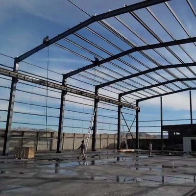 Oficina de estruturas de aço à prova d'água e fogo de baixo carbono Oficina de metal pré-fabricado