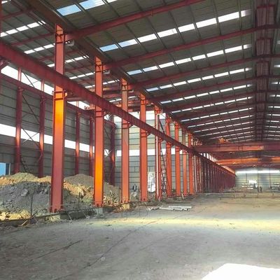 Oficina de estruturas de aço à prova d'água e fogo de baixo carbono Oficina de metal pré-fabricado