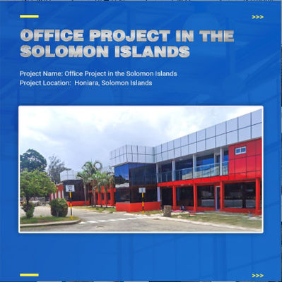 Edifícios de Escritório com Estrutura de Aço Pré-Fabricada com Certificação CE