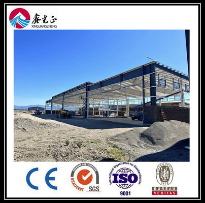 ISO Material estrutural de aço Colunas estruturais de aço recicláveis Estrutura de aço