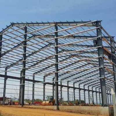 Pintura anti-ferrugem Oficinas metálicas Edifícios Armazéns metálicos pré-fabricados ODM