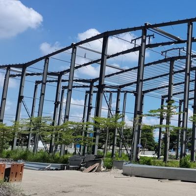 Pintura anti-ferrugem Oficinas metálicas Edifícios Armazéns metálicos pré-fabricados ODM