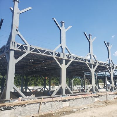 Q355B Edifício de escritórios de estrutura de aço de vários andares