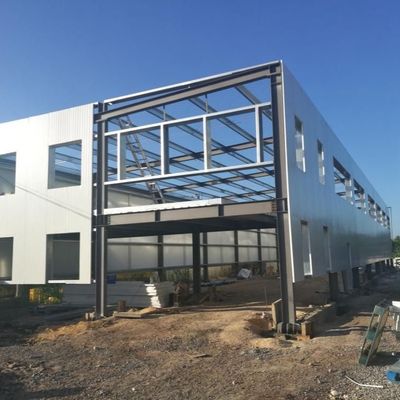 Q355B Edifício de escritórios de estrutura de aço de vários andares