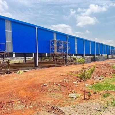 Oficina de estruturas de aço de ligação de parafusos Q345 Oficina de aço isolado