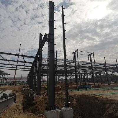 Estrutura de aço resistente a terremotos Construção de armazéns Secção H