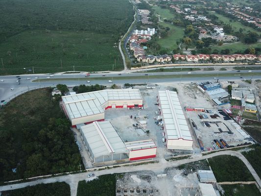 Construção de estruturas de aço sólido pré-fabricado Construção econômica de aço Armazém