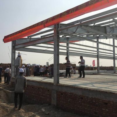 Q345B Edifícios industriais pré-fabricados de aço