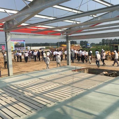 Q345B Edifícios industriais pré-fabricados de aço