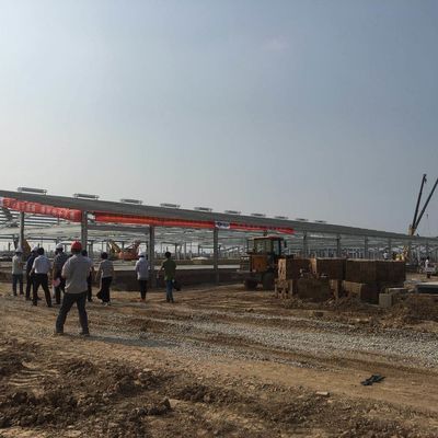 Q345B Edifícios industriais pré-fabricados de aço