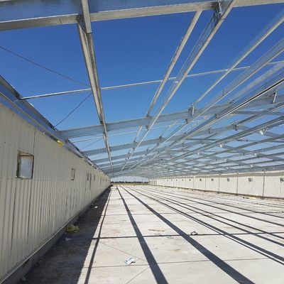 Pintura Pecuária Casa de fazenda Soldar parafuso Armazém de aço pré-fabricado