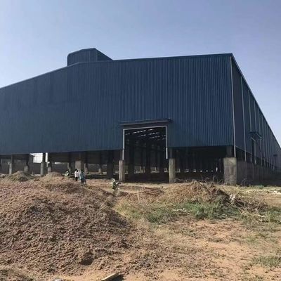 CE Edifício de Armazém Prefabricado Galvanizado Econômico Soldado Aço Tipo H