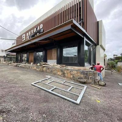 SGS Casas pré-fabricadas de aço Estrutura comercial de aço Casa pré-fabricada