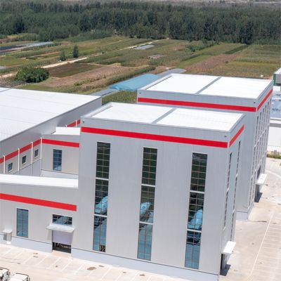 Armazenamento de estruturas de aço ASTM Isolamento acústico Armazenamento de aço pré-fabricado