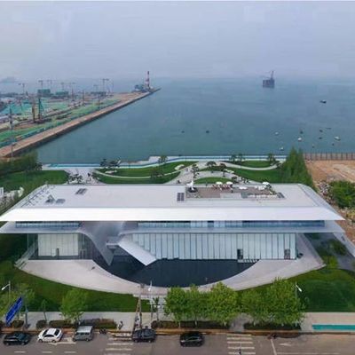 SGS Edifícios de escritório com estrutura de aço Q235B Edifícios de estrutura de metal com vista para o mar