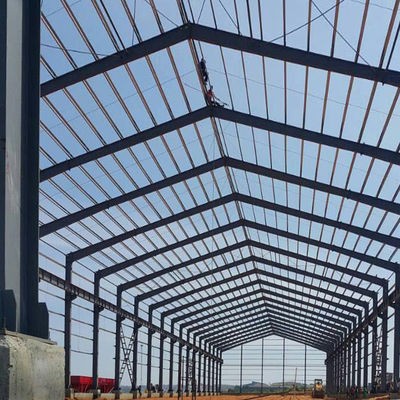 ISO Estrutura de aço Edifícios Isolamento acústico Oficinas de aço pré-fabricadas