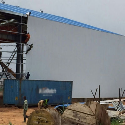 ISO Estrutura de aço Edifícios Isolamento acústico Oficinas de aço pré-fabricadas