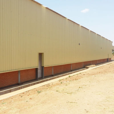 Q235 Oficina de estruturas de aço Armazém de metais pré-fabricados Certificado SGS