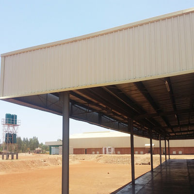 Q235 Oficina de estruturas de aço Armazém de metais pré-fabricados Certificado SGS