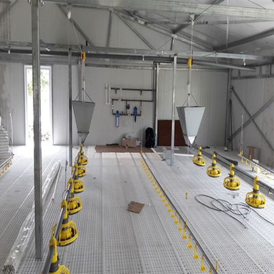 SGS Casa de criação de gado pré-fabricado Automatizado Quadro de aço Coop de frango