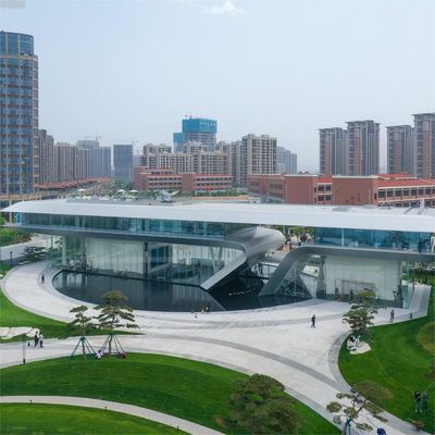 Edifícios de aço pré-fabricados orientados para o futuro