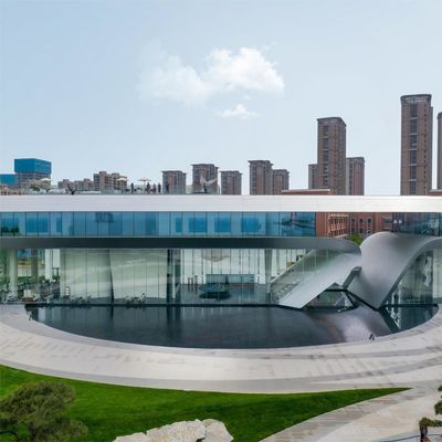 Edifícios de aço pré-fabricados orientados para o futuro