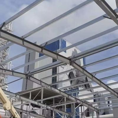 Estrutura de Oficina Pré-Fabricada em Aço Galvanizado a Quente Personalizada