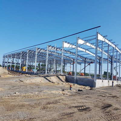 CE Edifício de Estrutura de Aço Soldado H Secção de Estrutura de Aço Hangar