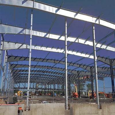 CE Edifício de Estrutura de Aço Soldado H Secção de Estrutura de Aço Hangar