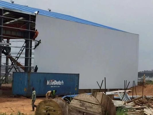 Construção industrial pré-construída de comprimento de viagem Edifício pré-fabricado