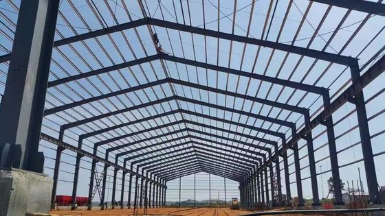 Construção industrial pré-construída de comprimento de viagem Edifício pré-fabricado