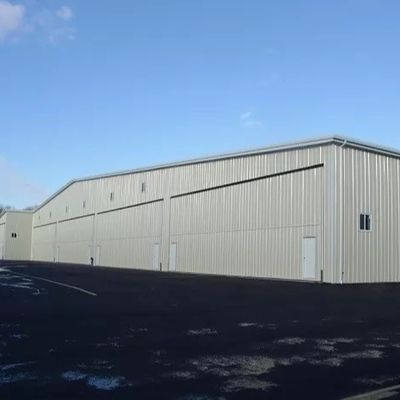 ODM Hangar estrutural de aço resistente à corrosão modular Hangar de aeronaves pré-fabricado