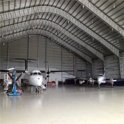 Q345 Hangar de aviões pré-fabricados Hangar de aeronaves pré-fabricadas