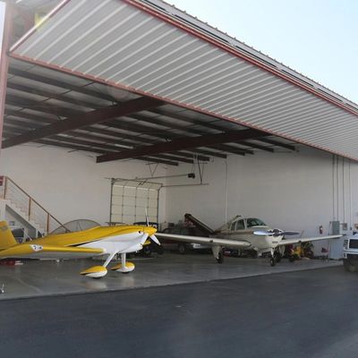 Q345 Hangar de aviões pré-fabricados Hangar de aeronaves pré-fabricadas