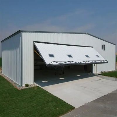 Hangar pré-fabricado para edifícios de metal, isolamento térmico, Hangar para edifícios de aço