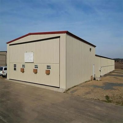 Hangar pré-fabricado para edifícios de metal, isolamento térmico, Hangar para edifícios de aço
