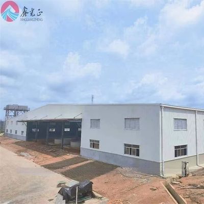 Armazém de estruturas de aço pré-fabricadas para construção personalizada com painel à prova de fogo