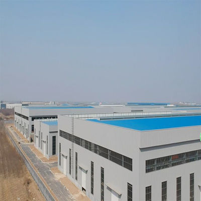 Q235 Construção de estruturas de aço Pintura anti-ferrugem Estrutura metálica pré-fabricada